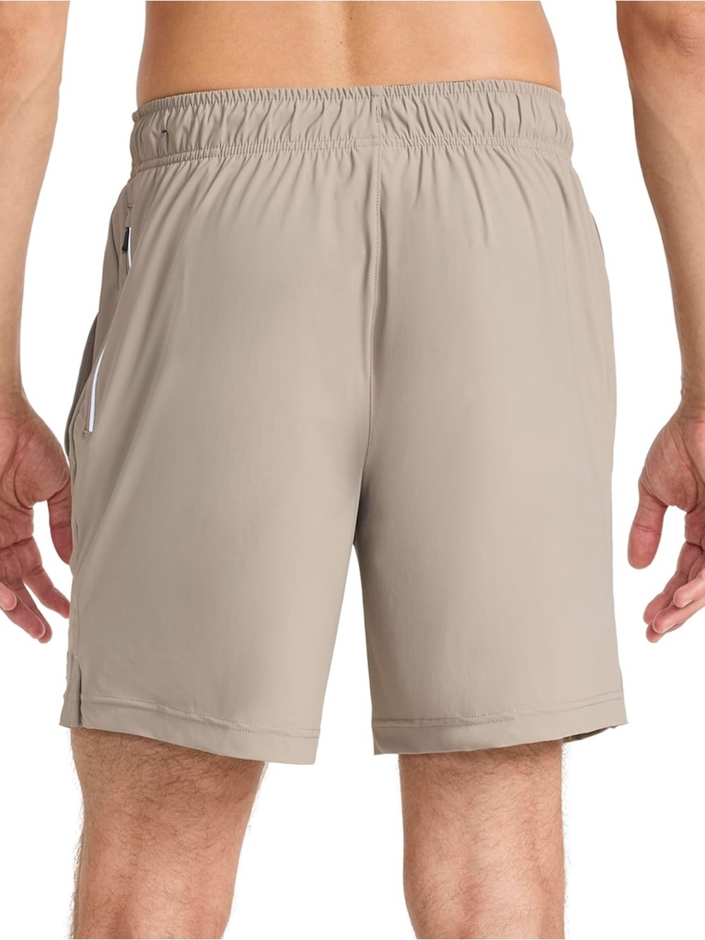 Reebok Pace Training Shorts 7” Driftwood NWT Men’s Large - Picture 2 of 8